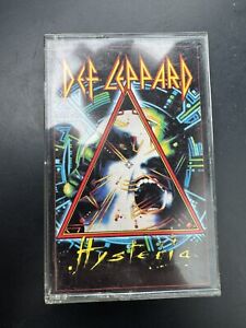Def Leppard - Hysteria Cassette, 1987 Vintage 80s Hard Rock Tape Tested