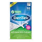 DenTek Triple Clean Advanced Clean Floss Picks, No Break & No Shred Floss, 90