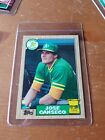 New 1987 Topps Rookie Card JOSE CANSECO #620 Rare