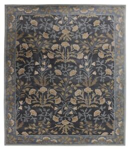 New Adeline Blue Traditional Oriental Old Style Handmade Tufted 100% Wool Rugs