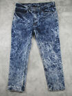 Levis 541 Mens Jeans Dark Blue Bleached  34X30 Taper Jeans