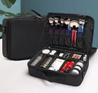 US Professional Travel Makeup Train Case Portable Cosmetic Organizer Storage Bag