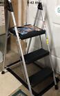 Werner  folding aluminum step stool ladder NEW