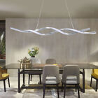 Modern Wave Chandelier LED Ceiling Light Pendant Lamp Kitchen Hanging Fixture