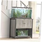 40-50 Gallon Fish Tank Stand with Cabinet, Metal Aquarium Stand for
