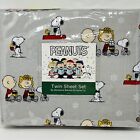 PEANUTS Christmas TWIN SHEETS SET Snoopy Woodstock Charlie Brown Hot Chocolate