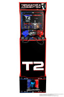 Terminator 2 Arcade1UP Gaming Cabinet Machine w/ Matching Riser Light Up Marquee