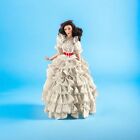 Franklin Mint Scarlett O'hara Gone With The Wind Doll Belle Tara White Dress Box
