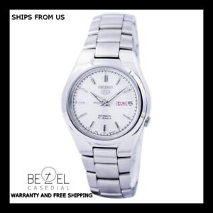 Seiko 5 SNK601K1 Automatic White Analog Stainless Steel Men's Dress Casual Watch