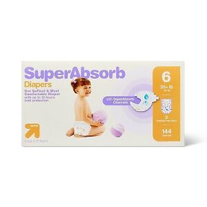 Disposable Diapers Economy Pack - Size 6 - 144ct - up & up