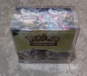 5pc Pokemon Booster Box Clear Plastic Protector Display Case HEAVY DUTY