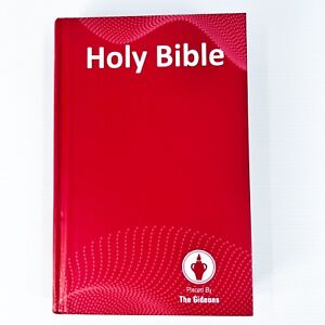 Holy Bible Placed By The Gideons Old And New Testament Hardcover 2014 Red Small