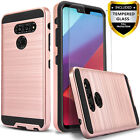For LG G8 ThinQ Phone Case, Shockproof Cover+Tempered Glass Protector