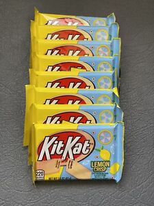 Kit Kat Lot of 8 Limited Edition Easter Lemon Crisp 1.5 oz Bars New Exp. Feb. 25