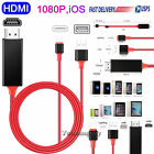 HDMI Mirroring Cable Phone to HDTV Adapter For iPhone 14/13/12/11/XS/Max/XR 67/8