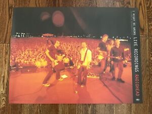 Radiohead 2001 I Might Be Wrong Live Recordings Original Promo Poster