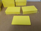 Yellow PVC Cards, CR80.30 Mil, Credit Card Size - USA - Pack of 10