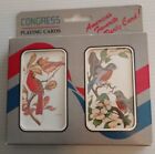 Vintage CONGRESS Playing Cards Horses 2 Decks Complete Decks with Box