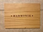 1 Rare Wine Wood Panel Harmonie Napa California Vintage CRATE BOX SIDE 2/24 219