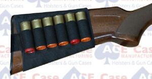ACE Case Buttstock BULLET BAND 12 16 20 Gauge 6 Shotgun Shell Holder MADE IN USA