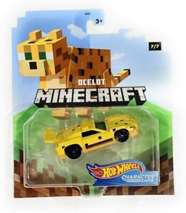 Hot Wheels 2020 Minecraft Character Car OCELOT #7/7 New in Packaging