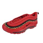 Nike Air Max 97 Red Leopard Print Womens Shoes Red Black BV6113-600 Size 5.5