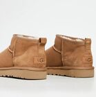 NEW 100% Authentic UGG Classic Ultra Mini Women's Winter Ankle Boots Chestnut