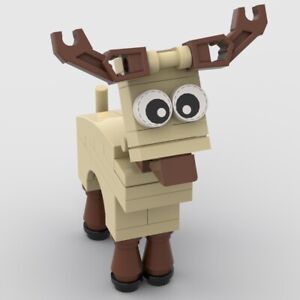 LEGO Deer, MOC, Holiday, Christmas Custom Ornament, 100% NEW Genuine LEGO Parts