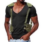 Tactical Concealed Carry Shoulder Holster for Pistols with Double Magazine Pouch