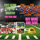 2023 Panini Score Football Inserts Your Choice Complete Your Set Updated 4/14