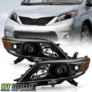 For 2011-2020 Toyota Sienna Halogen w/o LED DEL Headlights Headlamps Left+Right (For: 2019 Limited)