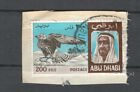 ABU DHABI  ARAB EMIRATES   POSTAL USED  COMMEMORATIVE STAMP  LOT (ABDH 825)