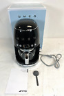 Used -Smeg DCF02BLUS Black 50's Retro Style Drip Coffee Machine -FREE SHIPPING