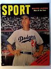 1956 March Sport Magazine - Dodgers Walter Alston Maurice Stokes Basketball MLB