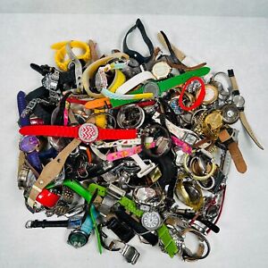 Watch Lot for Parts Repairs Craft VTG Modern Chicos Geneva Fossil Timex 13lb+