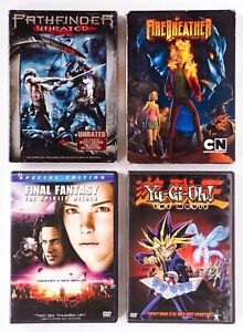 Pathfinder Unrated,Fire Breather,Final Fantasy Spirits Within, Yu-Gi-Oh! DVD Lot