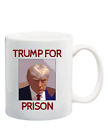 Real Donald Trump Mugshot Arrest Mug 2023 Funny Political Prison Trump 2024