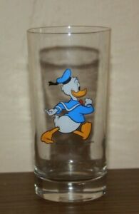 Walt Disney Donald Duck Vintage Beverage Drinking Glass Tumbler