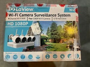 LaView Wi-Fi Camera Surveillance System w/ 4 cameras