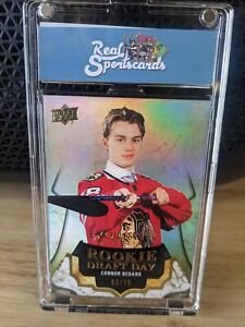Connor Bedard Exquisite Collection Rookie Draft Day /75 2023-24 Black Diamond
