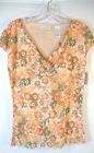 JH COLLECTIBLES g   Women's TOP  NWT($39)  Size M sleeveless stretchy floral