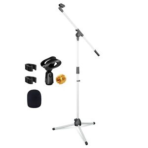 5Core Microphone Stand Mic Stand 360° Rotating Boom Arm Foldable Tripod Holder⚪