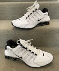 Nike Shox Sneakers Shoes Men’s Size 13 - Nike Shox NZ White Black - 378341-190