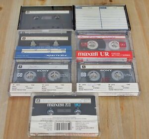 New ListingMisc Type I Used Cassette Tapes - Lot of 7 - Sold as Blanks & As-Is