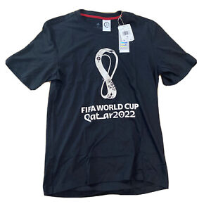 NEW FIFA WORLD CUP 2022 Qatar football soccer t-shirt Adidas Football Cotton Q30