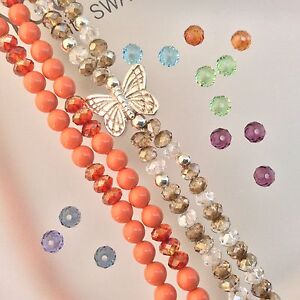Genuine Swarovski® Crystal #5040 Briolette Beads 4mm - Choose Color - 12 PC. PK.