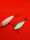 Old lure Vintage Mixed lot of Two old Crankbaits for freshwater fishing.