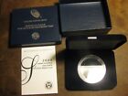 2019 S  U.S. MINT PROOF AMERICAN SILVER EAGLE BOXE, CERT, AND CAPSULE. *NO COIN*