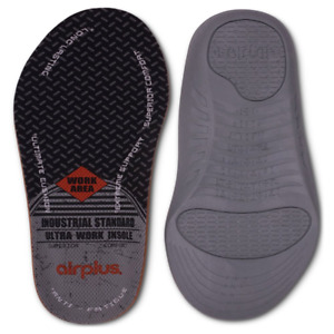 Airplus Ultra Work Memory Insole Men'S 7-13, Cut-To-Fit Cushioning Foam with Ch