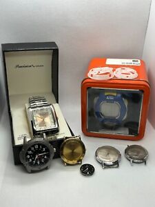 Watch lot for parts or repair some running see description